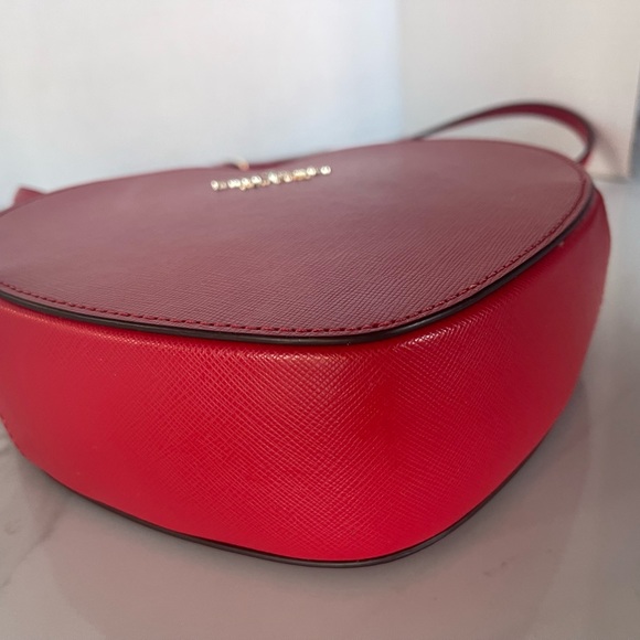 Kate Spade New York Love Shack Red Heart Purse Crossbody Handbag Red Leather NEW - Picture 6 of 14